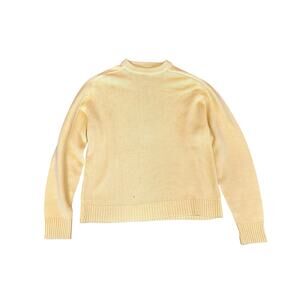 Montgomery Ward Vintage 60s Butter Yellow Sweater Medium